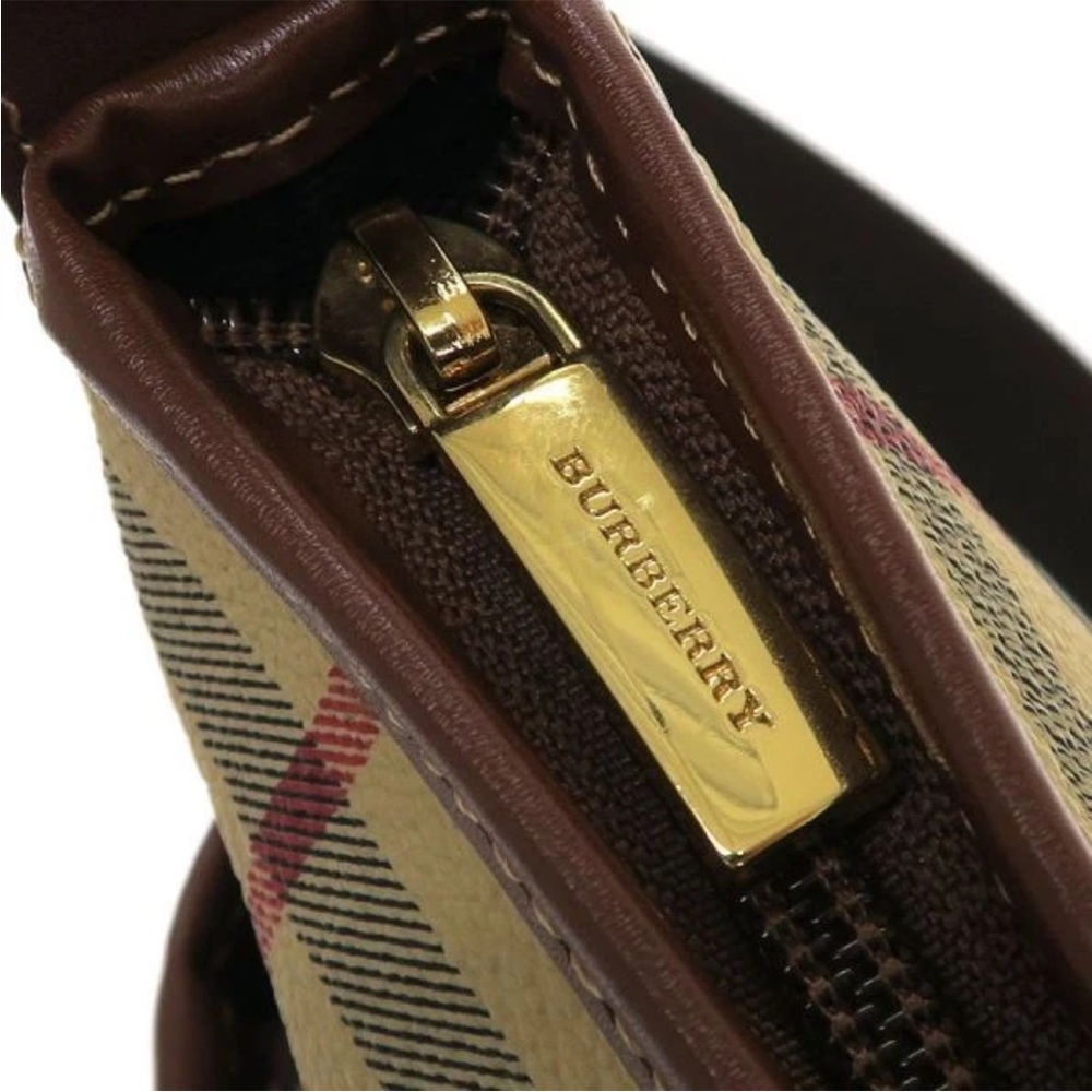 Burberry Tan and Brown Check Shoulder Bag Unisex - Picture 8 of 10